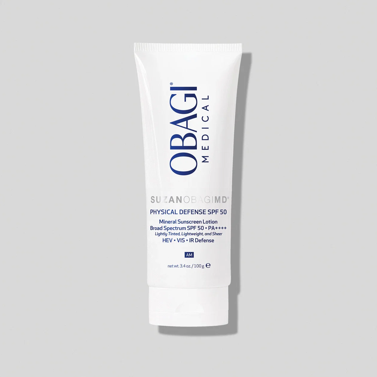Physical Defense Broad Spectrum Mineral Sunscreen SPF 50 Tinted